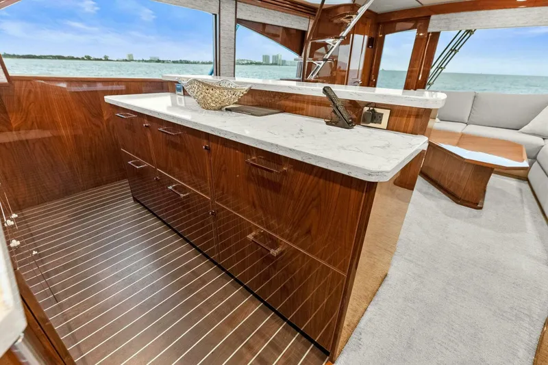 Slide: The Image of 2022 Viking 68 Enclosed Bridge- PIPE DREAM- Galley - 5922379