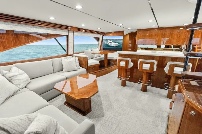 Slide: The Image of 2022 Viking 68 Enclosed Bridge- PIPE DREAM- Salon - 5922368