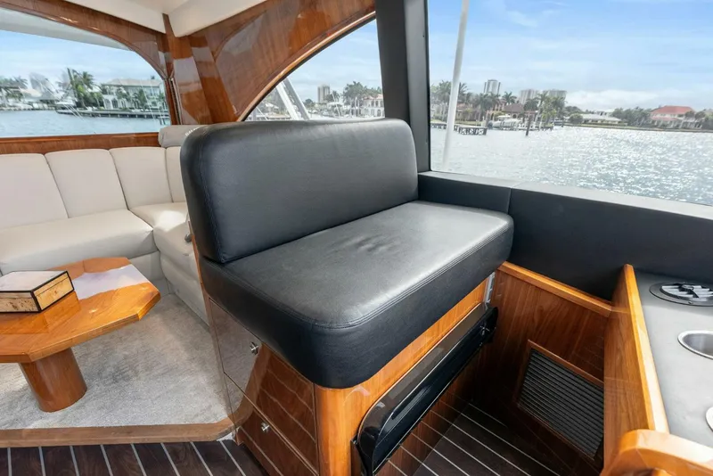 Slide: The Image of 2022 Viking 68 Enclosed Bridge- PIPE DREAM- Helm - 5922404