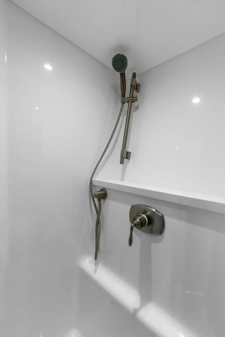 Slide: The Image of 2022 Viking 68 Enclosed Bridge- PIPE DREAM- Forward Stateroom Head - 5922358