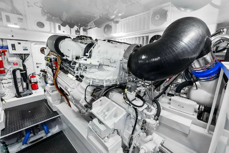 Slide: The Image of 2022 Viking 68 Enclosed Bridge- PIPE DREAM- Engine Room - 5922327