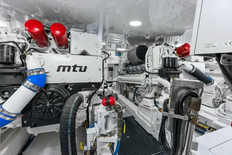 Slide: The Image of 2022 Viking 68 Enclosed Bridge- PIPE DREAM- Engine Room - 5922332