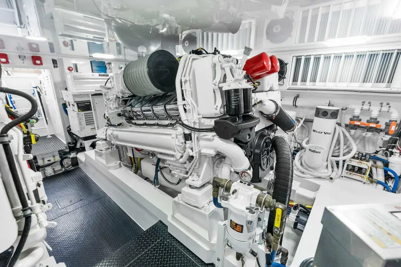 Slide: The Image of 2022 Viking 68 Enclosed Bridge- PIPE DREAM- Engine Room - 5922333