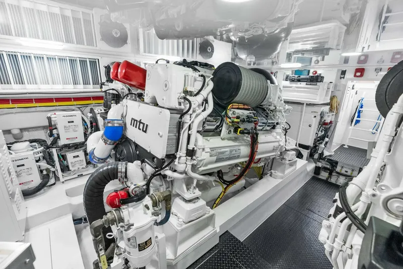 Slide: The Image of 2022 Viking 68 Enclosed Bridge- PIPE DREAM- Engine Room - 5922334
