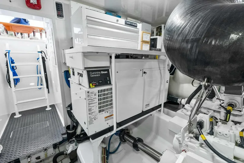 Slide: The Image of 2022 Viking 68 Enclosed Bridge- PIPE DREAM- Engine Room - 5922337