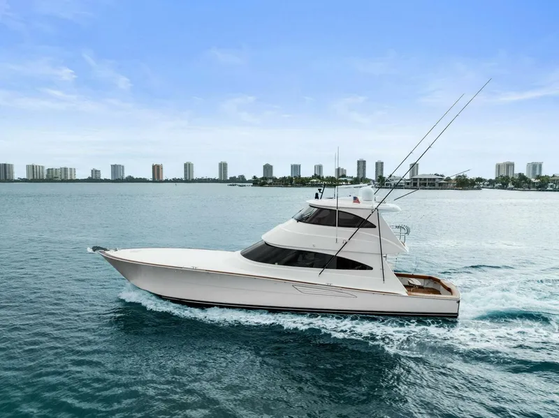 Slide: The Image of 2022 Viking 68 Enclosed Bridge- PIPE DREAM- Profile - 5922322