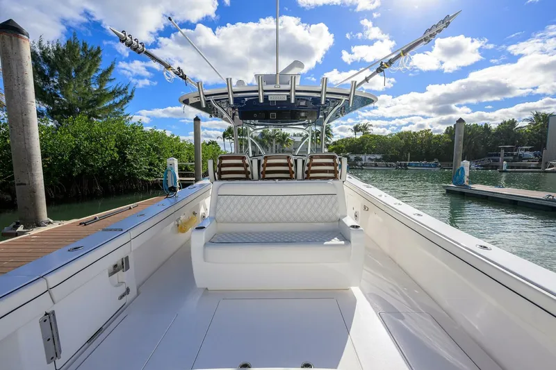 Slide: The Image of Valhalla 41 - Fishability - Exterior Photo 2025 Valhalla V41 Center Console - Fishability - 5852028
