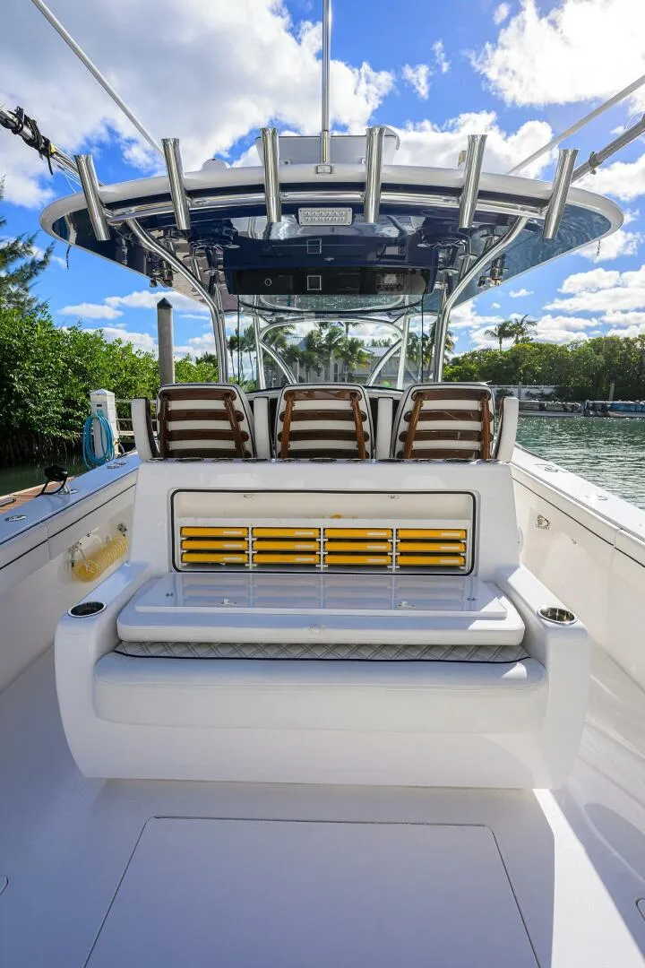 Slide: The Image of Valhalla 41 - Fishability - Exterior Photo 2025 Valhalla V41 Center Console - Fishability - 5852030