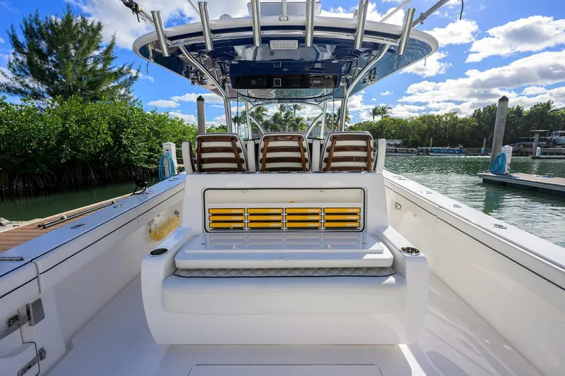 Slide: The Image of Valhalla 41 - Fishability - Exterior Photo 2025 Valhalla V41 Center Console - Fishability - 5852031