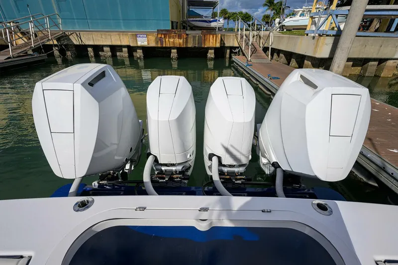 Slide: The Image of Valhalla 41 - Fishability - Exterior Photo 2025 Valhalla V41 Center Console - Fishability - 5852040