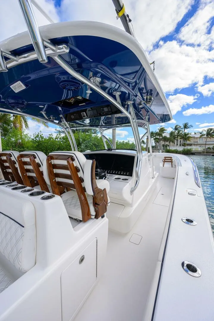 Slide: The Image of Valhalla 41 - Fishability - Helm Photo 2025 Valhalla V41 Center Console - Fishability - 5852044