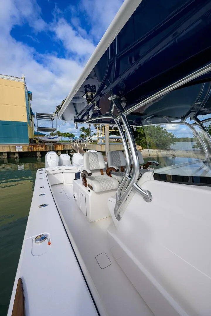 Slide: The Image of Valhalla 41 - Fishability - Helm Seating 2025 Valhalla V41 Center Console - Fishability - 5852049