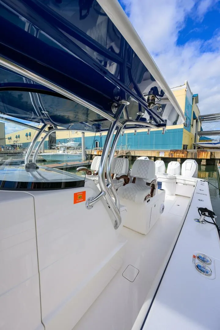 Slide: The Image of Valhalla 41 - Fishability - Helm Seating 2025 Valhalla V41 Center Console - Fishability - 5852052