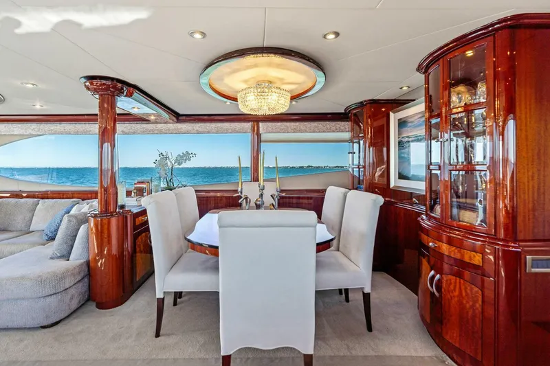 Slide: The Image of 2005 Lazzara Yachts 80 'Summerwind' - Dinning Area - 5856239