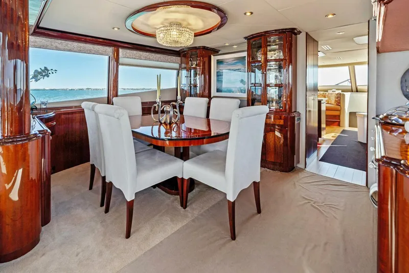 Slide: The Image of 2005 Lazzara Yachts 80 'Summerwind' - Dinning Area - 5856238