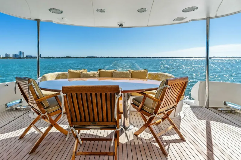 Slide: The Image of 2005 Lazzara Yachts 80 'Summerwind' - Cockpit - 5856282