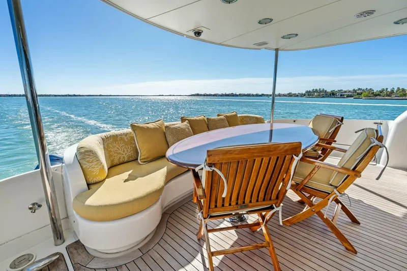 Slide: The Image of 2005 Lazzara Yachts 80 'Summerwind' - Cockpit - 5856284