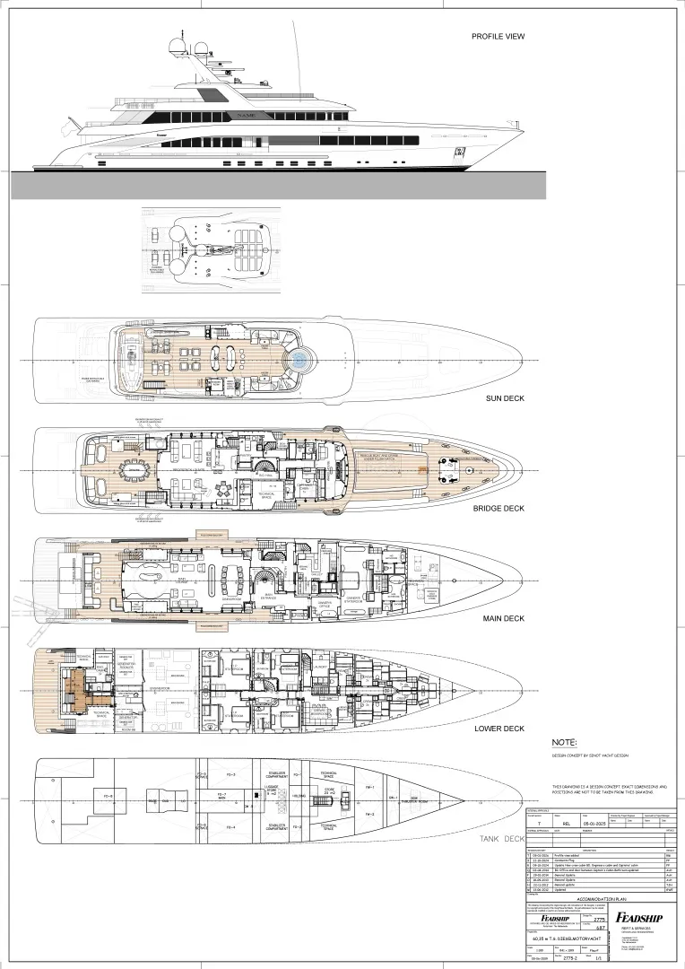 Slide: The Image of Feadship 60 Meter Motor Yacht 2014 - 5998397