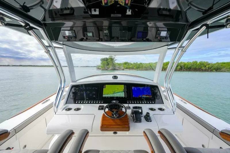 Slide: The Image of Valhalla 46 - Helm Station 2022 Valhalla 46 Center Console - 5855437