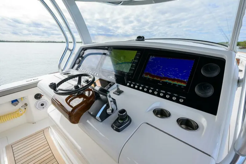 Slide: The Image of Valhalla 46 - Helm Station 2022 Valhalla 46 Center Console - 5855438