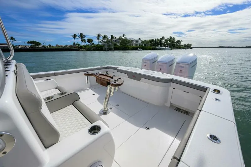 Slide: The Image of Valhalla 46 - Cockpit & Engines 2022 Valhalla 46 Center Console - 5855444