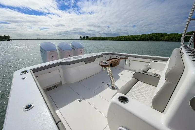 Slide: The Image of Valhalla 46 - Cockpit & Engines 2022 Valhalla 46 Center Console - 5855446