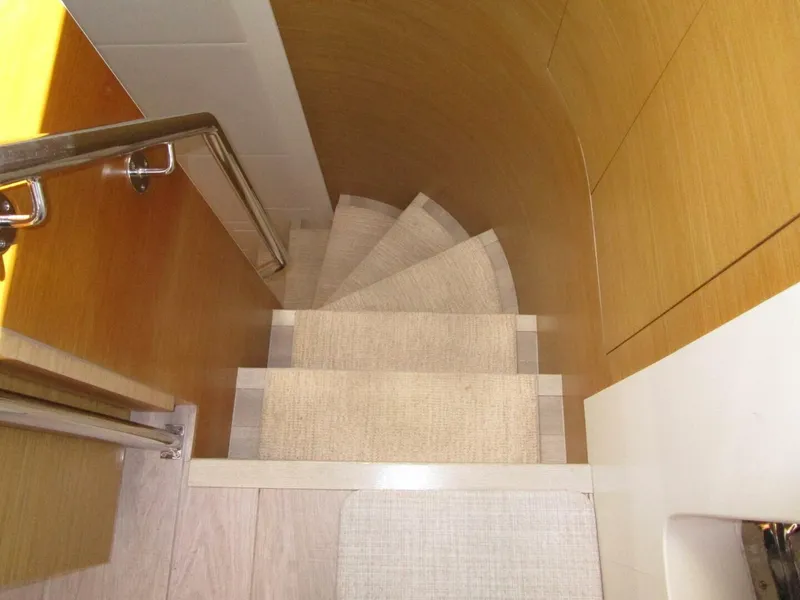 Slide: The Image of Lower Helm And Galley Area Steps To Forward Cabins - 5861725