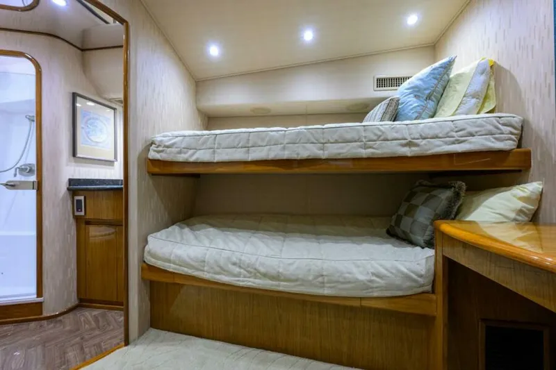 Slide: The Image of Viking 82 BLU FROG - Mid Port Guest Stateroom 2013 Viking 82 Convertible BLU FROG - 5855702