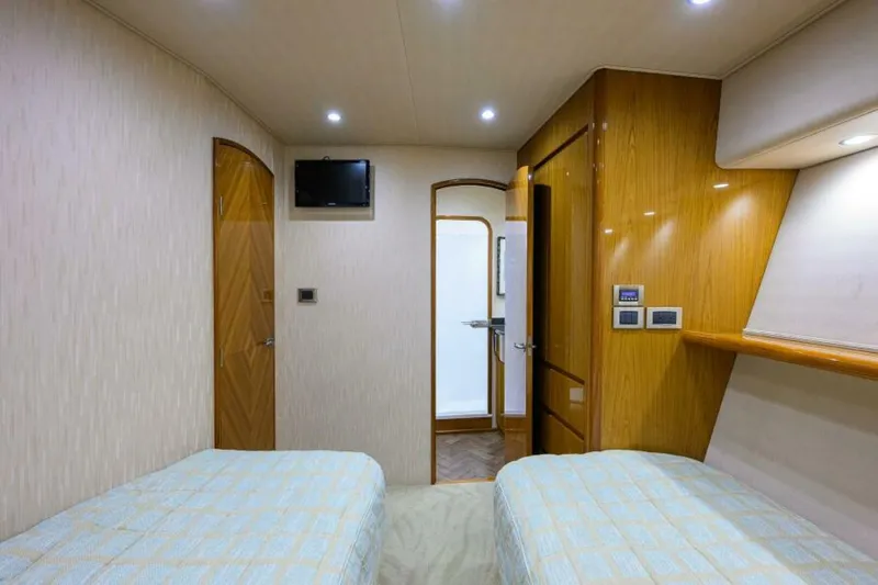 Slide: The Image of Viking 82 BLU FROG - Starboard Guest Stateroom 2013 Viking 82 Convertible BLU FROG - 5855711