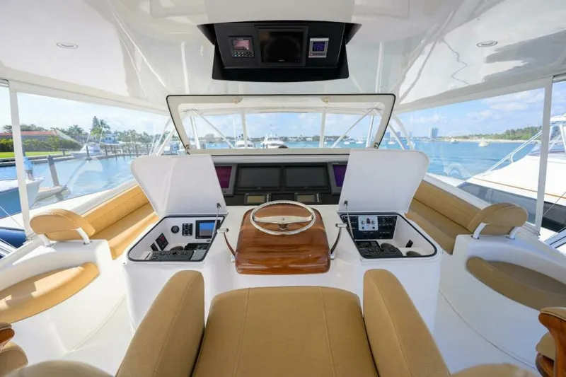 Slide: The Image of Viking 82 BLU FROG - Flybridge 2013 Viking 82 Convertible BLU FROG - 5855714