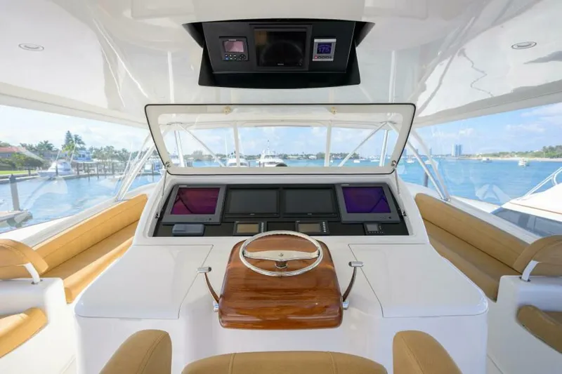 Slide: The Image of Viking 82 BLU FROG - Flybridge 2013 Viking 82 Convertible BLU FROG - 5855715