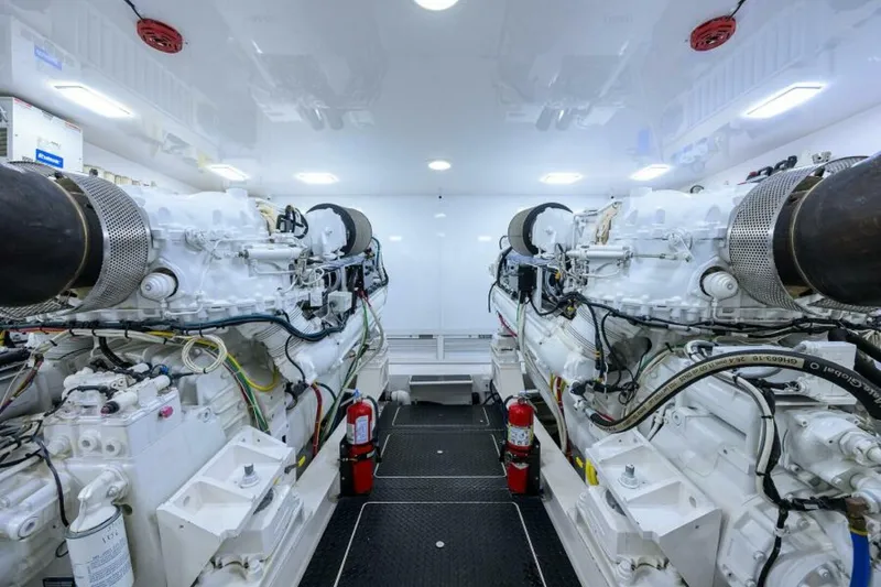 Slide: The Image of Viking 82 BLU FROG - Engine Room 2013 Viking 82 Convertible BLU FROG - 5855724