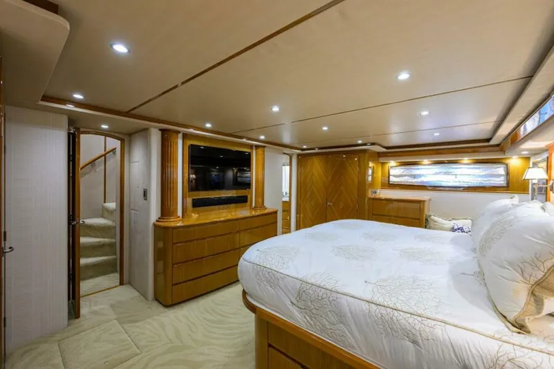 Slide: The Image of Viking 82 BLU FROG - Master Stateroom 2013 Viking 82 Convertible BLU FROG - 5855686
