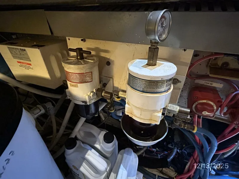 Slide: The Image of 60' Jefferson generator room Racor fuel filters - 5856632