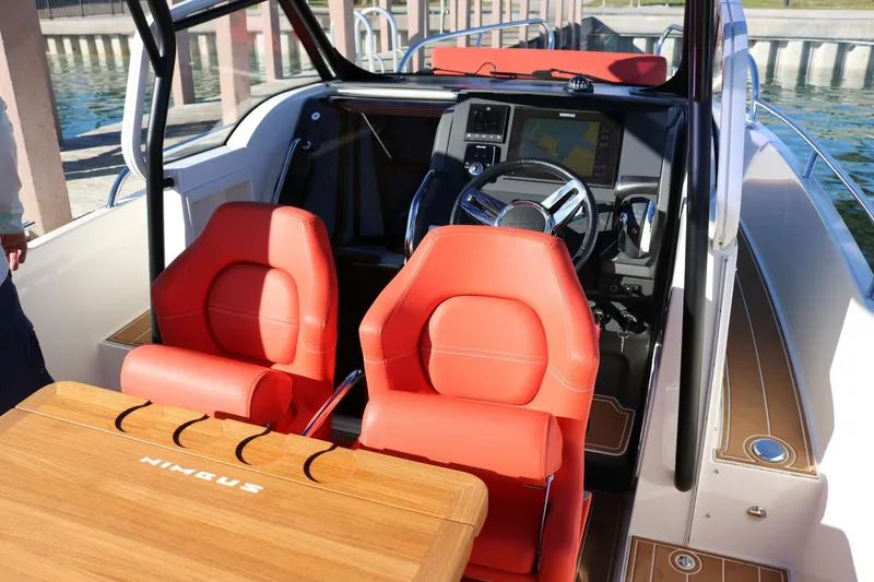 Slide: The Image of Nimbus T8 - Cockpit Dinette  2022 26' Nimbus T8 - 5900200