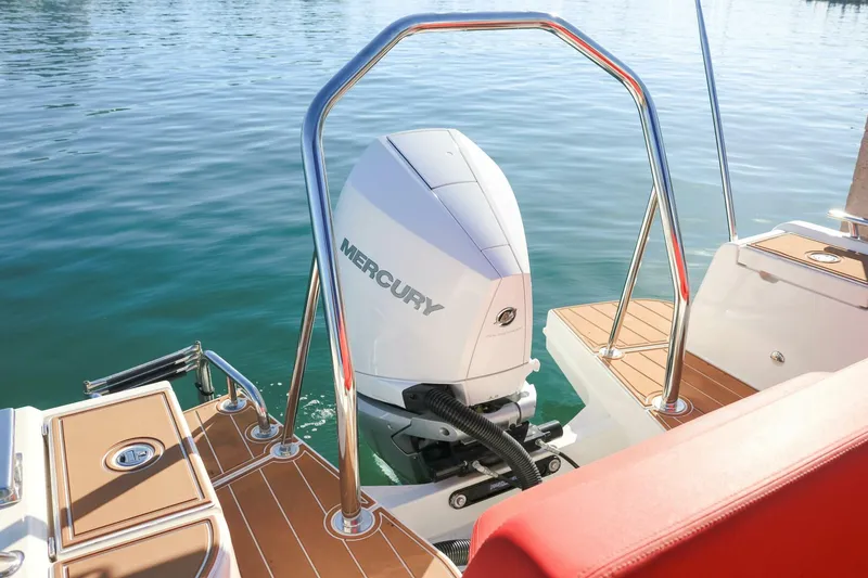 Slide: The Image of Nimbus T8 - Swim Platform & Engine 2022 26' Nimbus T8 - 5900224