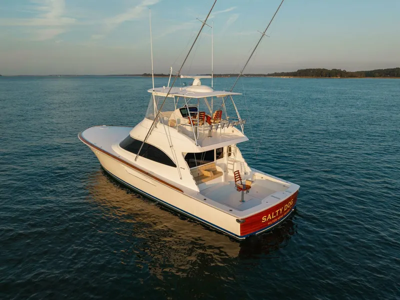 Slide: The Image of Viking 54 - Salty Dog -Aft Port Profile 2023 Viking 54 Convertible - Salty Dog - 5861084