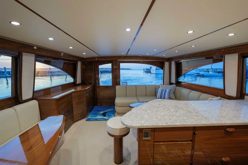 Slide: The Image of Viking 54 - Salty Dog -Galley & Dinette 2023 Viking 54 Convertible - Salty Dog - 5861221