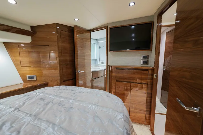 Slide: The Image of Viking 54 - Salty Dog -Master Stateroom 2023 Viking 54 Convertible - Salty Dog - 5861270