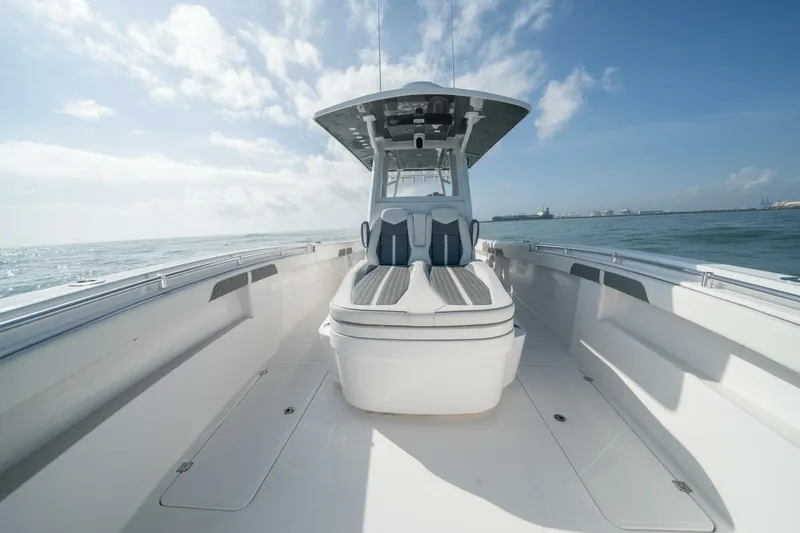 Slide: The Image of 2024 Invincible 33 Catamaran- KUHL BREEZE- Bow Seating - 5862490
