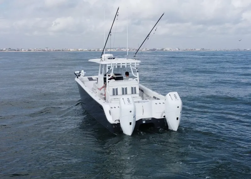 Slide: The Image of 2024 Invincible 33 Catamaran- KUHL BREEZE- Transom - 5862471