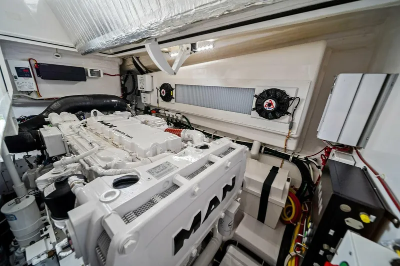Slide: The Image of 2021 Viking 46 Billfish "Damnfino" - Engine room - 5870318