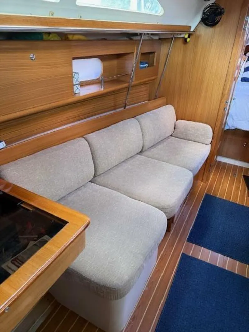 Slide: The Image of Galley with top and bottom fridge/freezer doors open 35' Catalina 355, Island Time II - 5875270