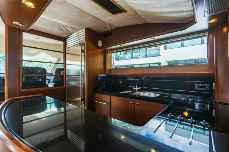 Slide: The Image of Galley 2009 Princess/Viking Sport Cruisers 70 Flybridge Empire Sun - 5876247