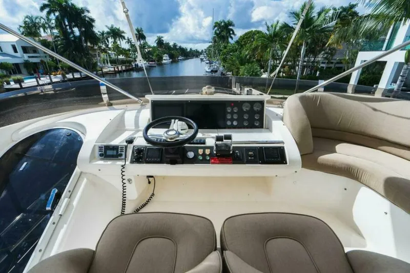 Slide: The Image of Helm 2009 Princess/Viking Sport Cruisers 70 Flybridge Empire Sun - 5876276