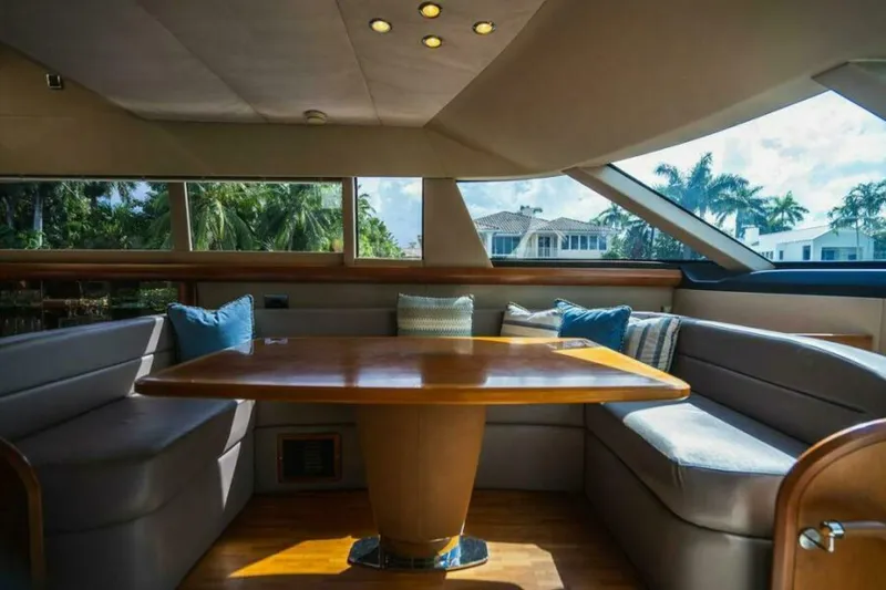 Slide: The Image of Dinette 2009 Princess/Viking Sport Cruisers 70 Flybridge Empire Sun - 5876244