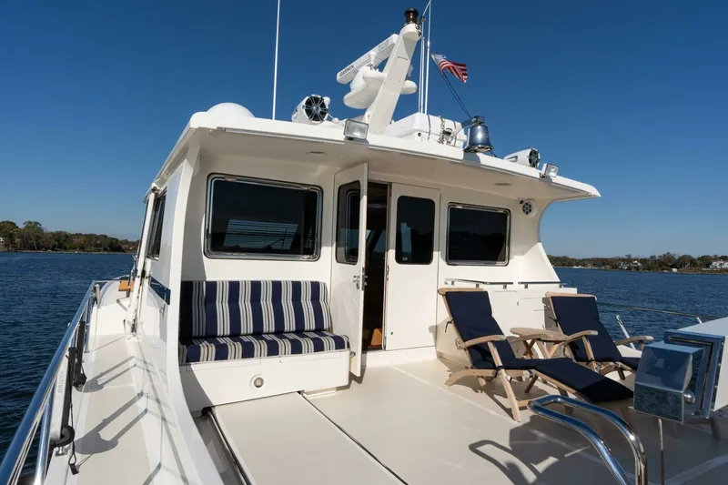 Slide: The Image of Marlow 72 GRIFFIN - Aft Flybridge 2007 Marlow 72 GRIFFIN - 7650881