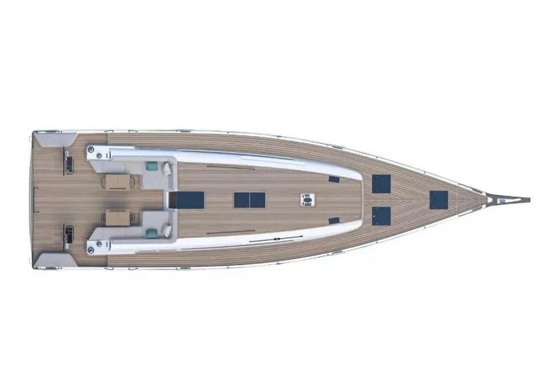 Slide: The Image of Beneteau First 60 Deck Layout - 5883248