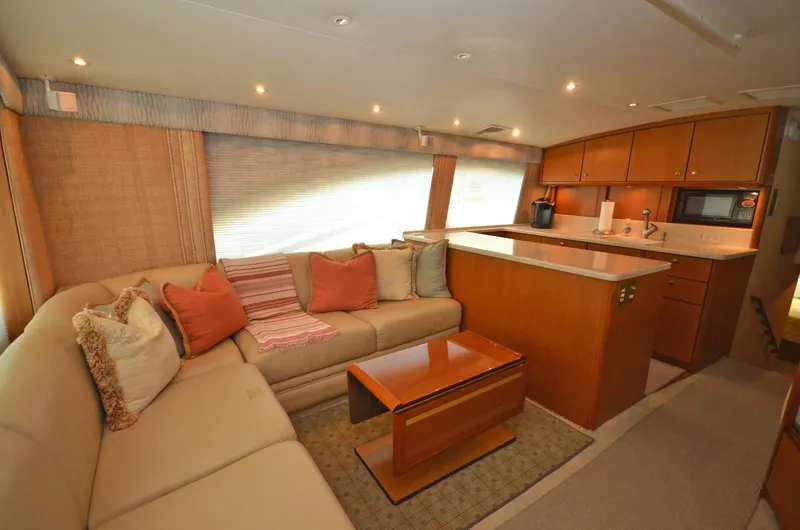 Slide: The Image of Ocean Yachts 50 GOLD COAST - Salon/Galley 2005 Ocean Yachts 50 GOLD COAST - 5882364