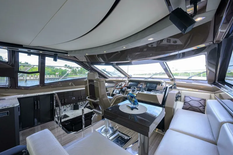 Slide: The Image of Marquis 66 ANDIAMO - Lower Helm 2016 Marquis 66 660 Sport Yacht ANDIAMO - 7675158